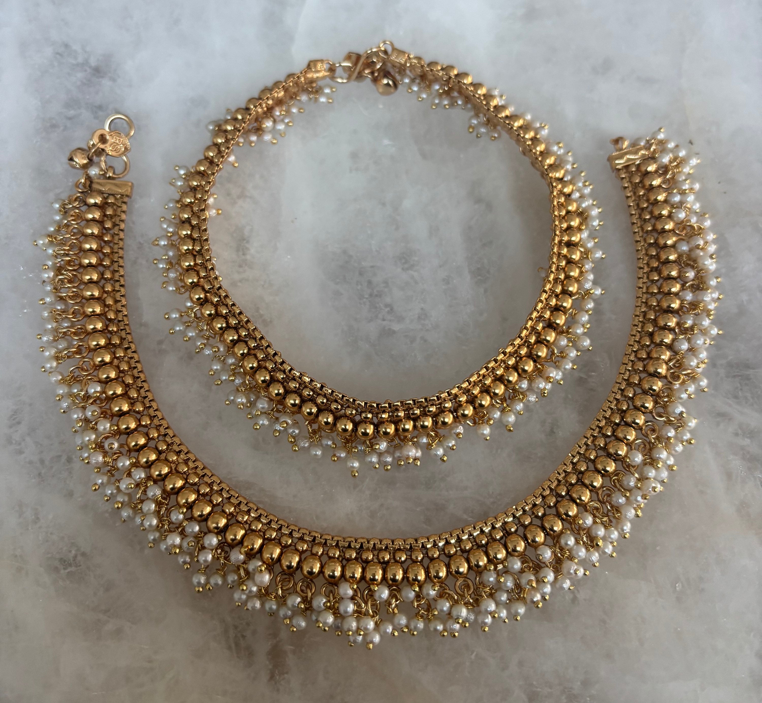 Heritage pearl payal  image 0