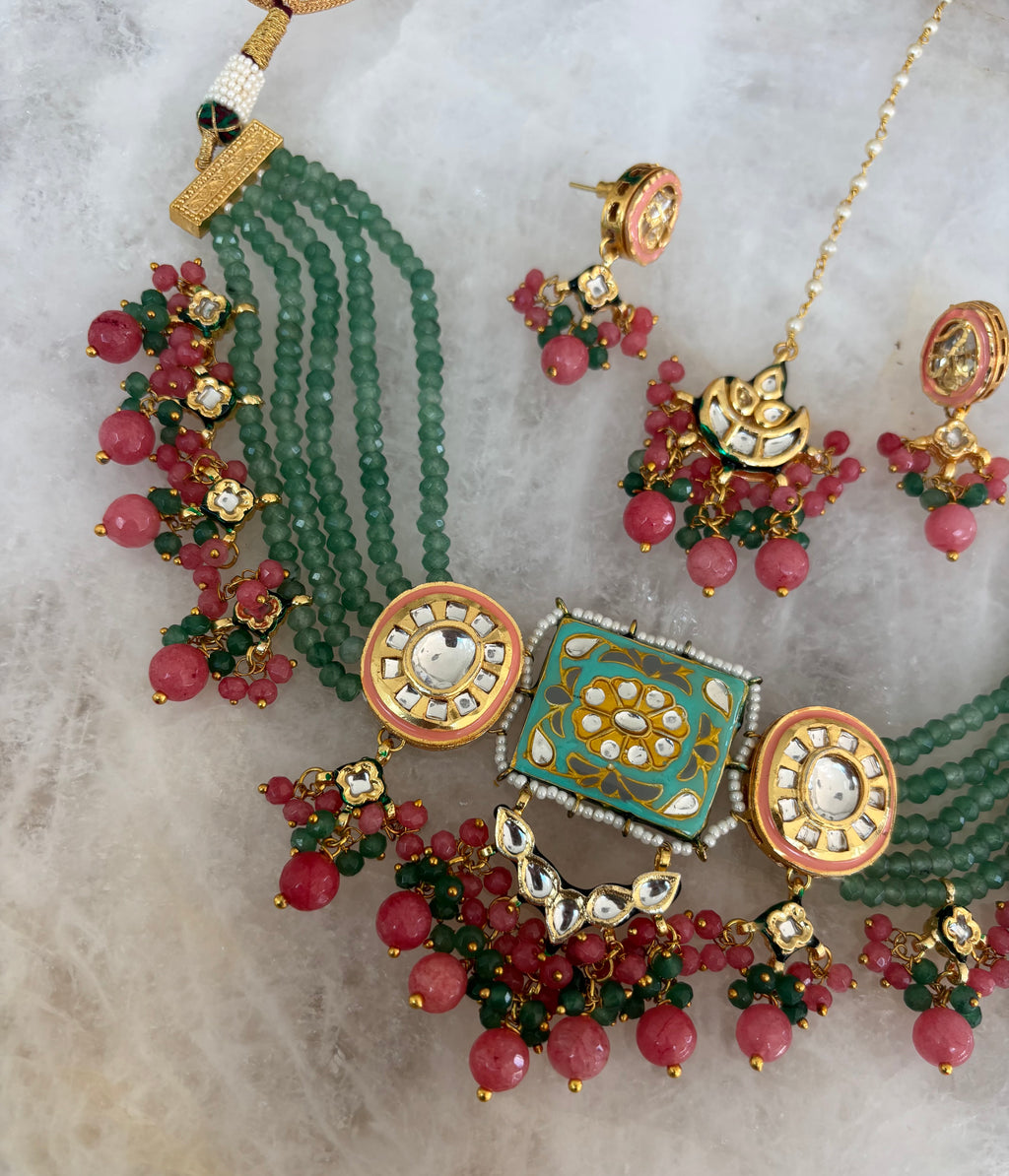 Shilpa kundan set