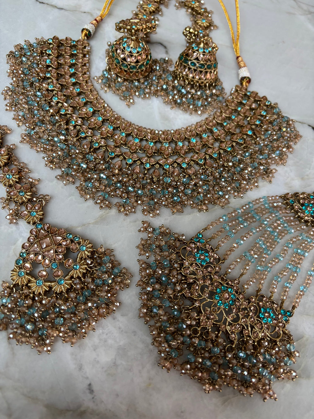 Sarisha (pastel blue/champagne) image 8