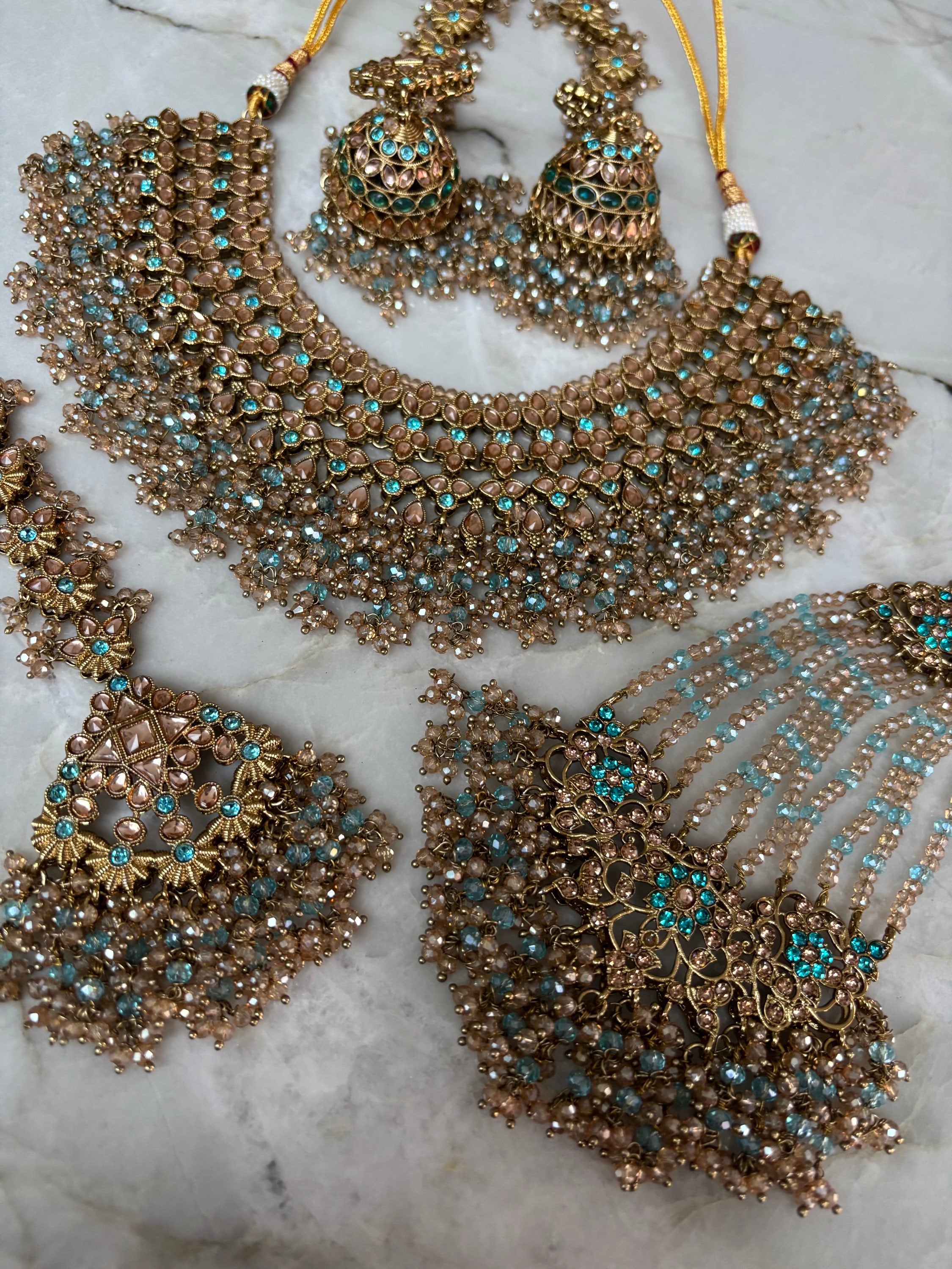 Sarisha (pastel blue/champagne) image 8