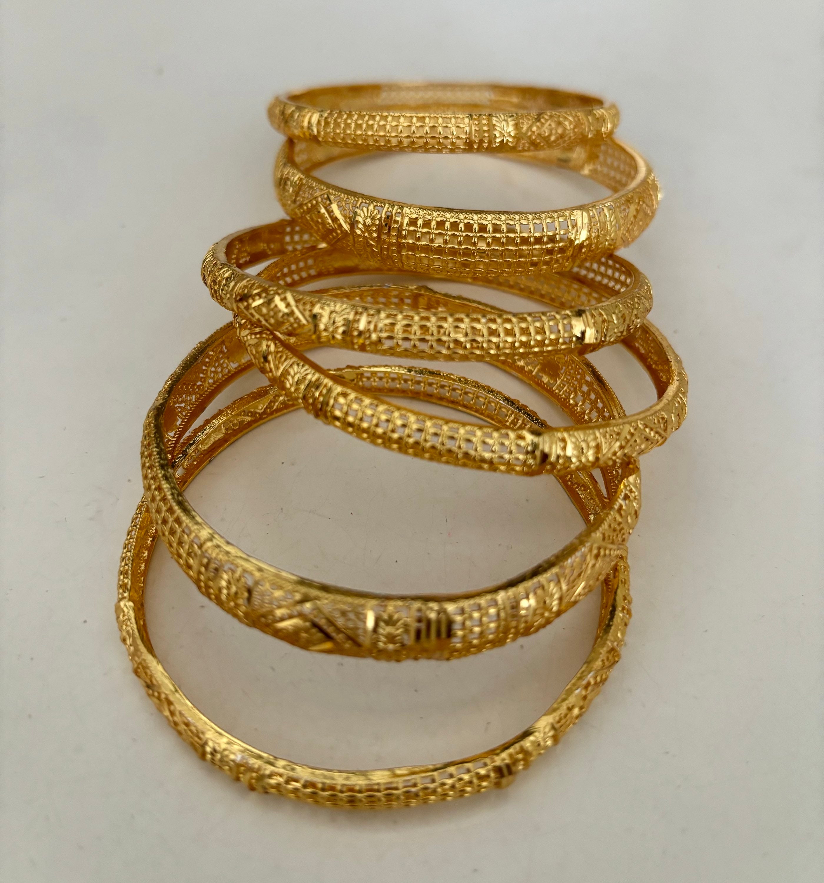 Gold set of 6 image 1