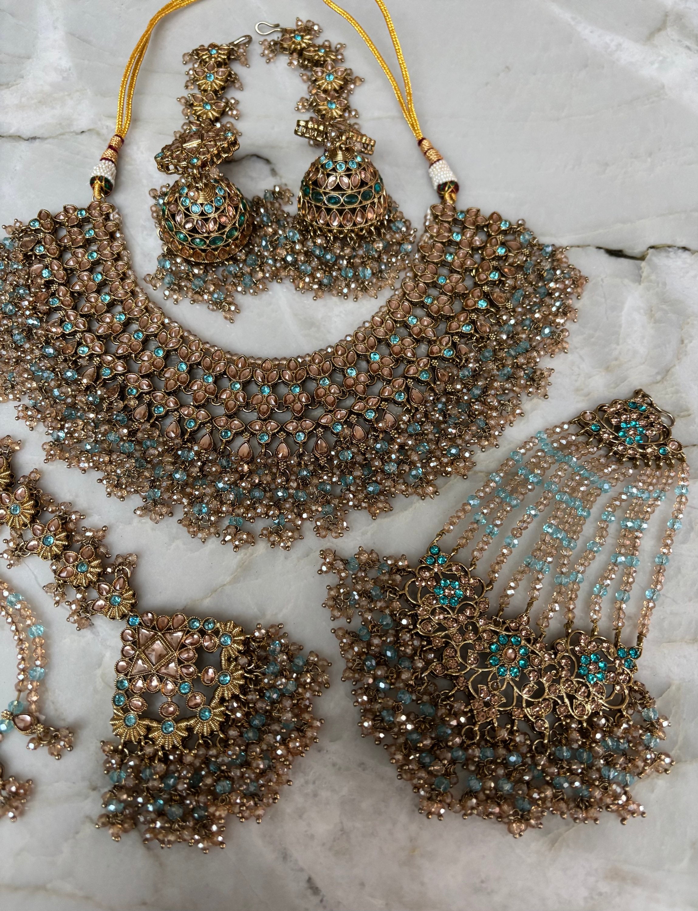 Sarisha (pastel blue/champagne) image 4