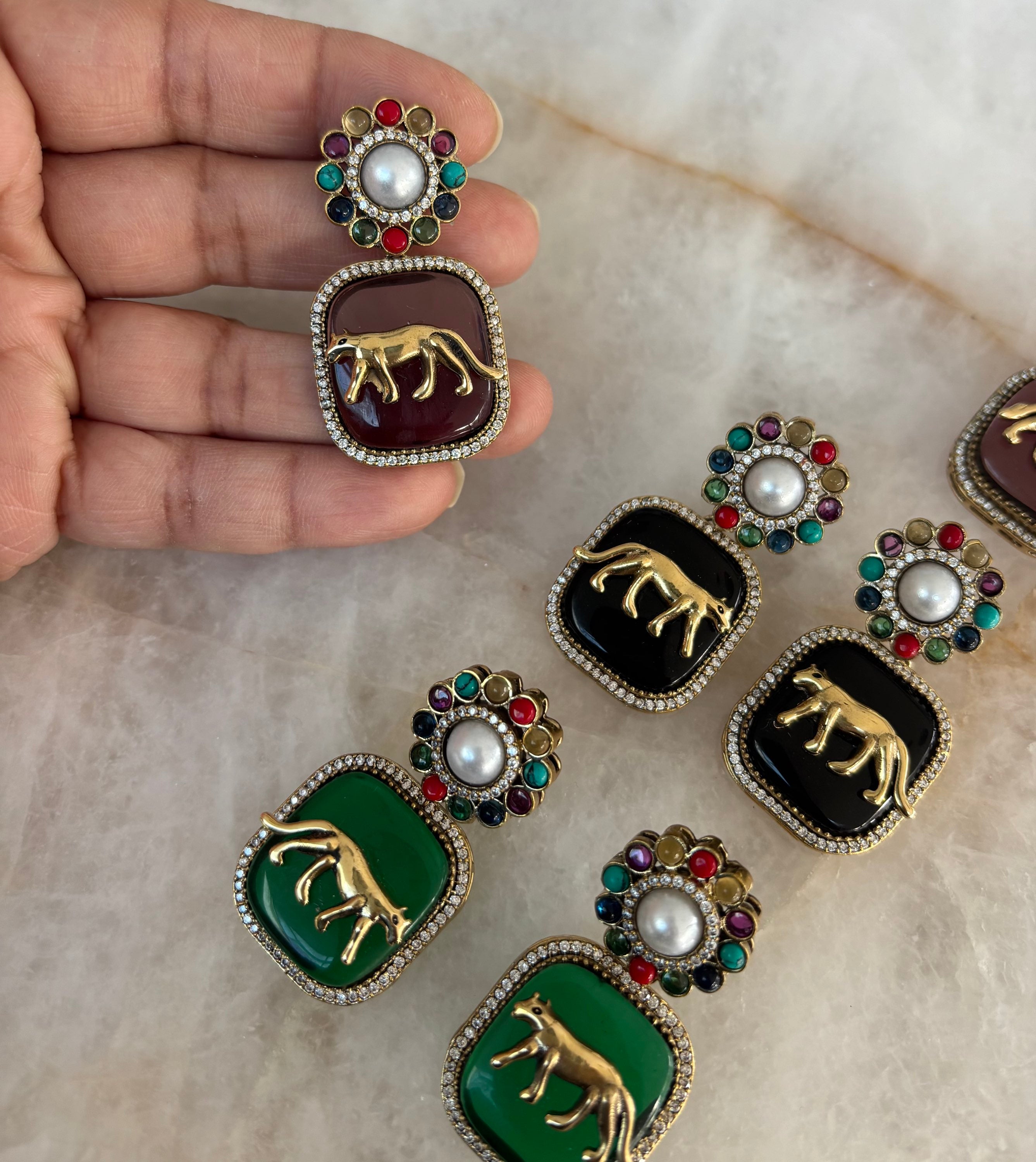 Floral Sabya (Sabyasachi inspired earring) image 5