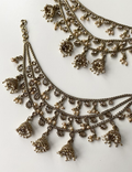 Antique gold earring chain  image 0