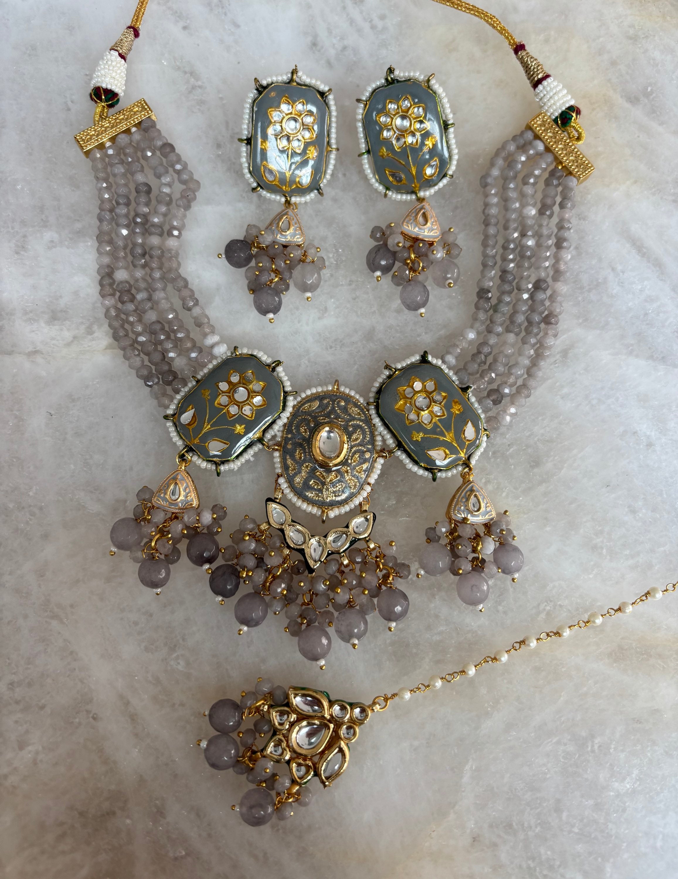 Kundan pastel grey image 0
