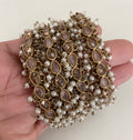 Tear drop pearl trim (light pink) image 0
