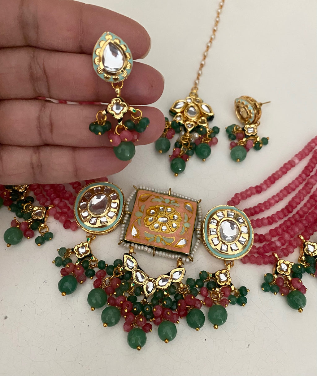 Shilpa kundan set  image 2