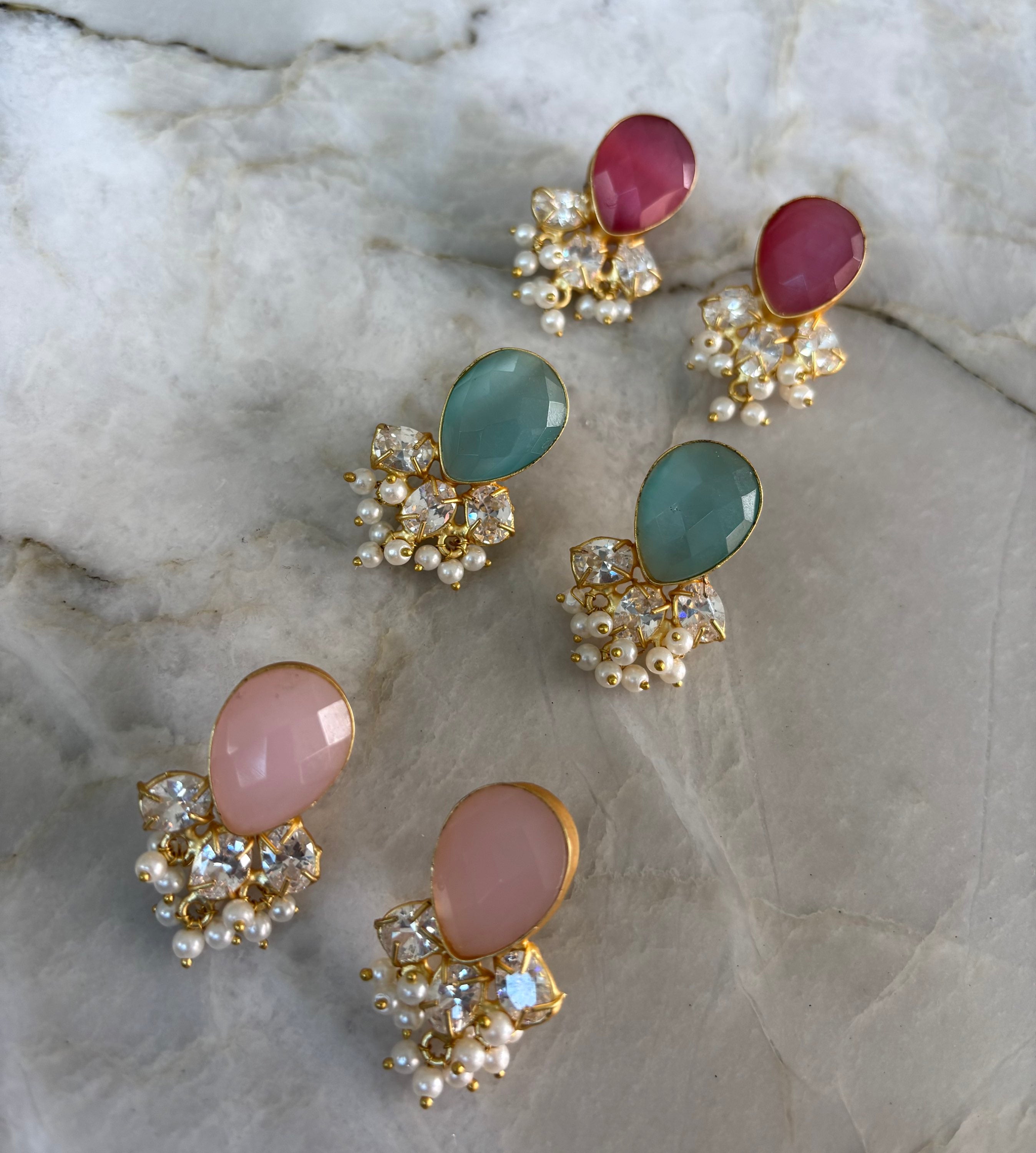Precious stone earring  image 4
