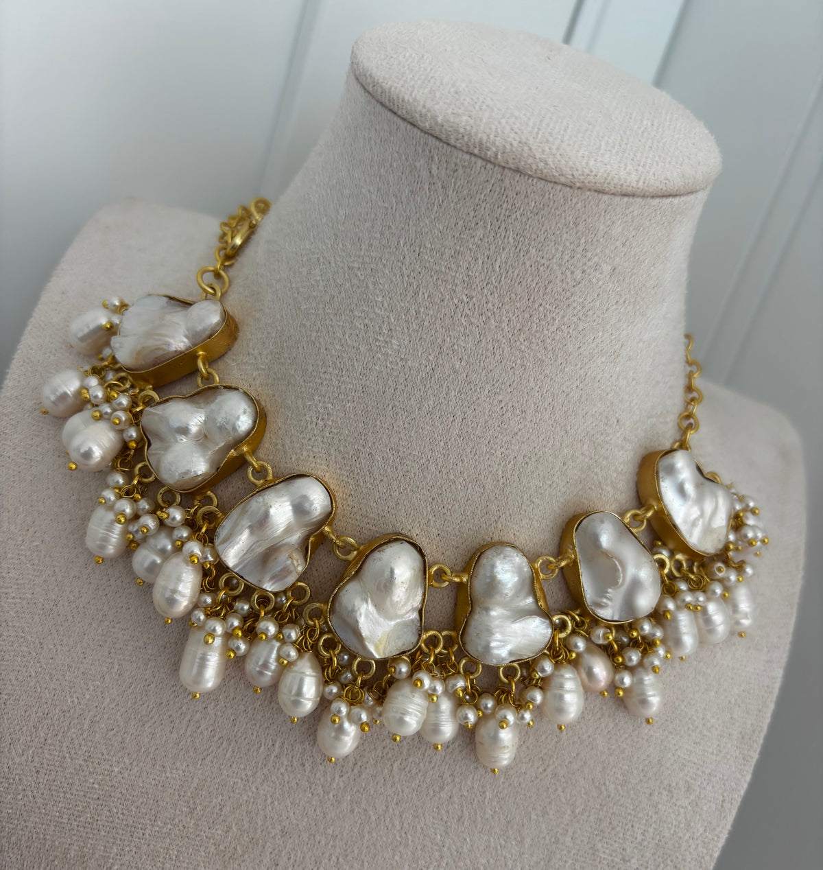 Baroque large rice pearl