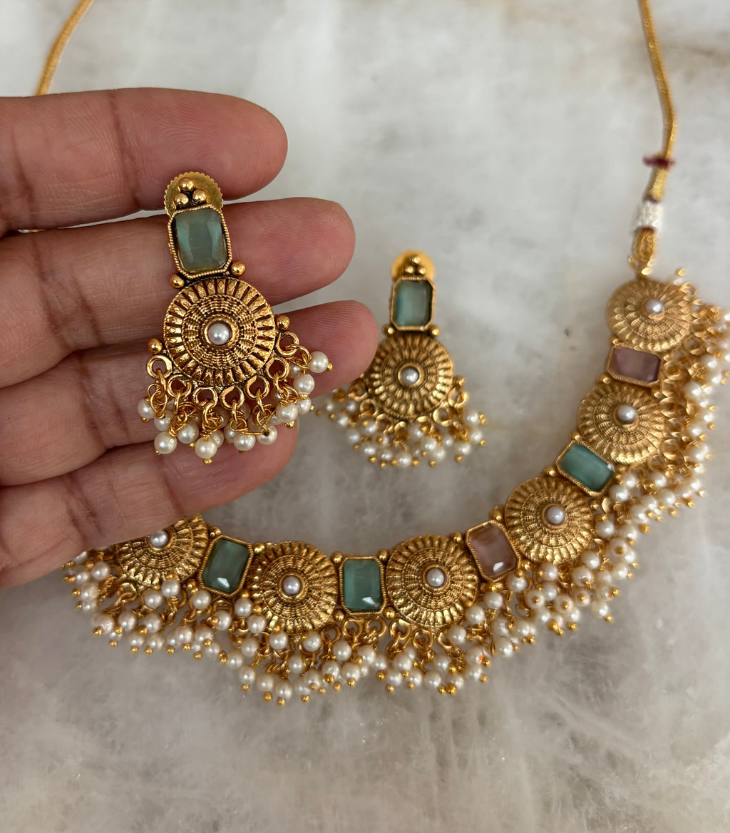 Ghusan (mint/pink)