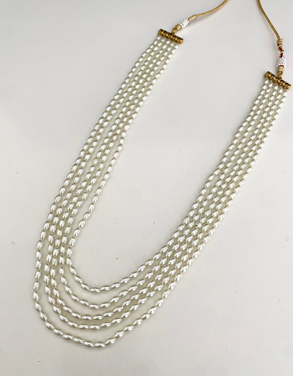 Rice pearl long mala  image 0