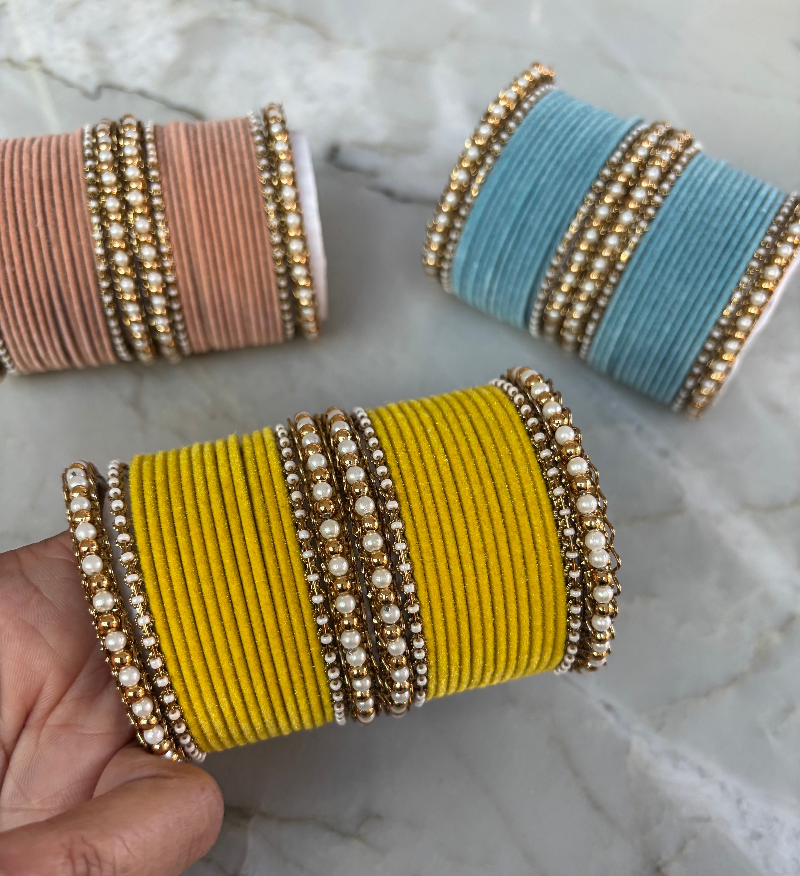Velvet bangle set  image 0