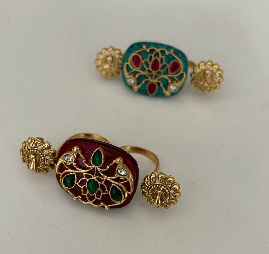 Meena finger ring  image 2