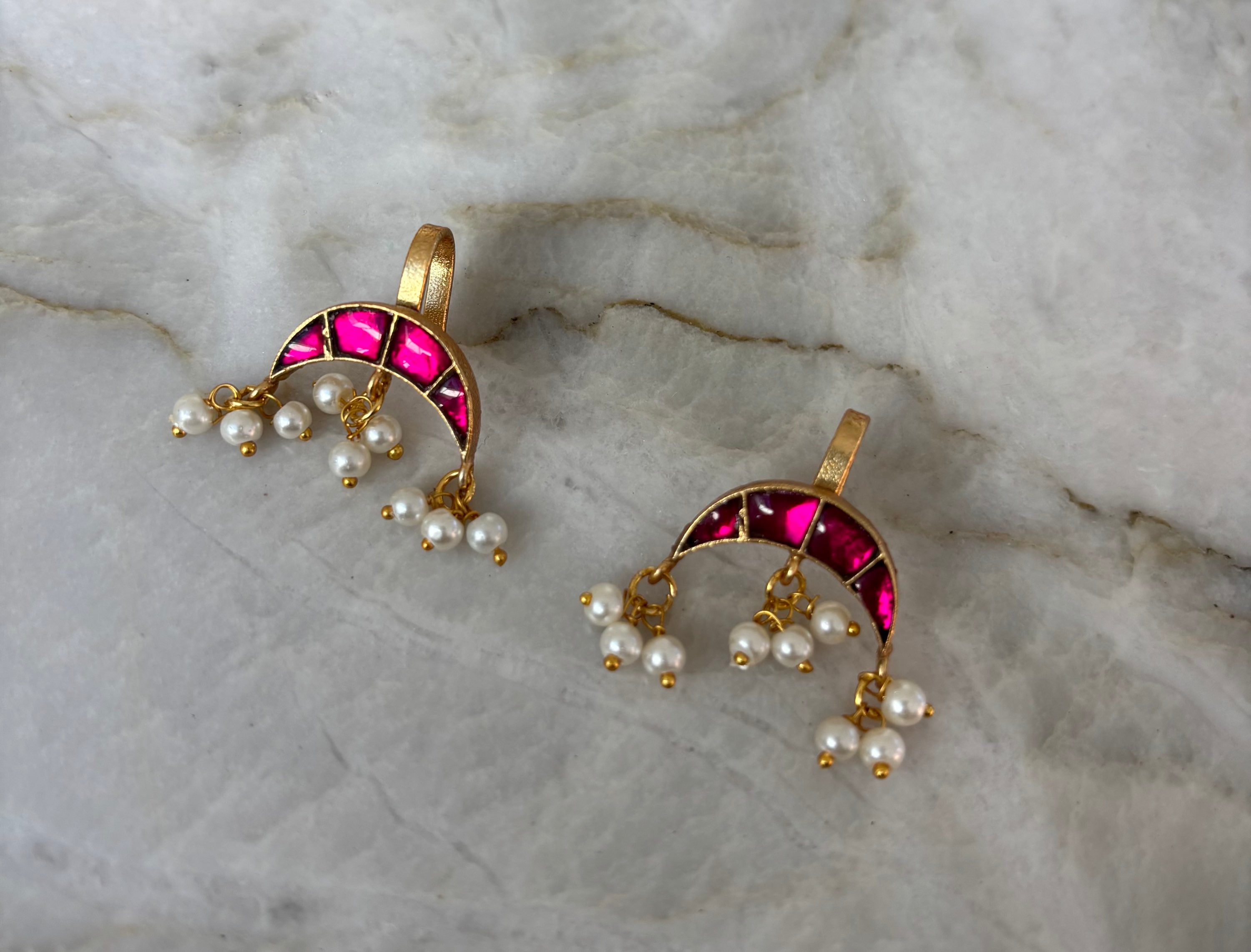 Kundan upper ear lobe accessory  image 0