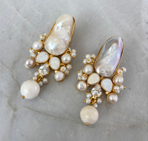 Baroque Pearl Earring  image 1