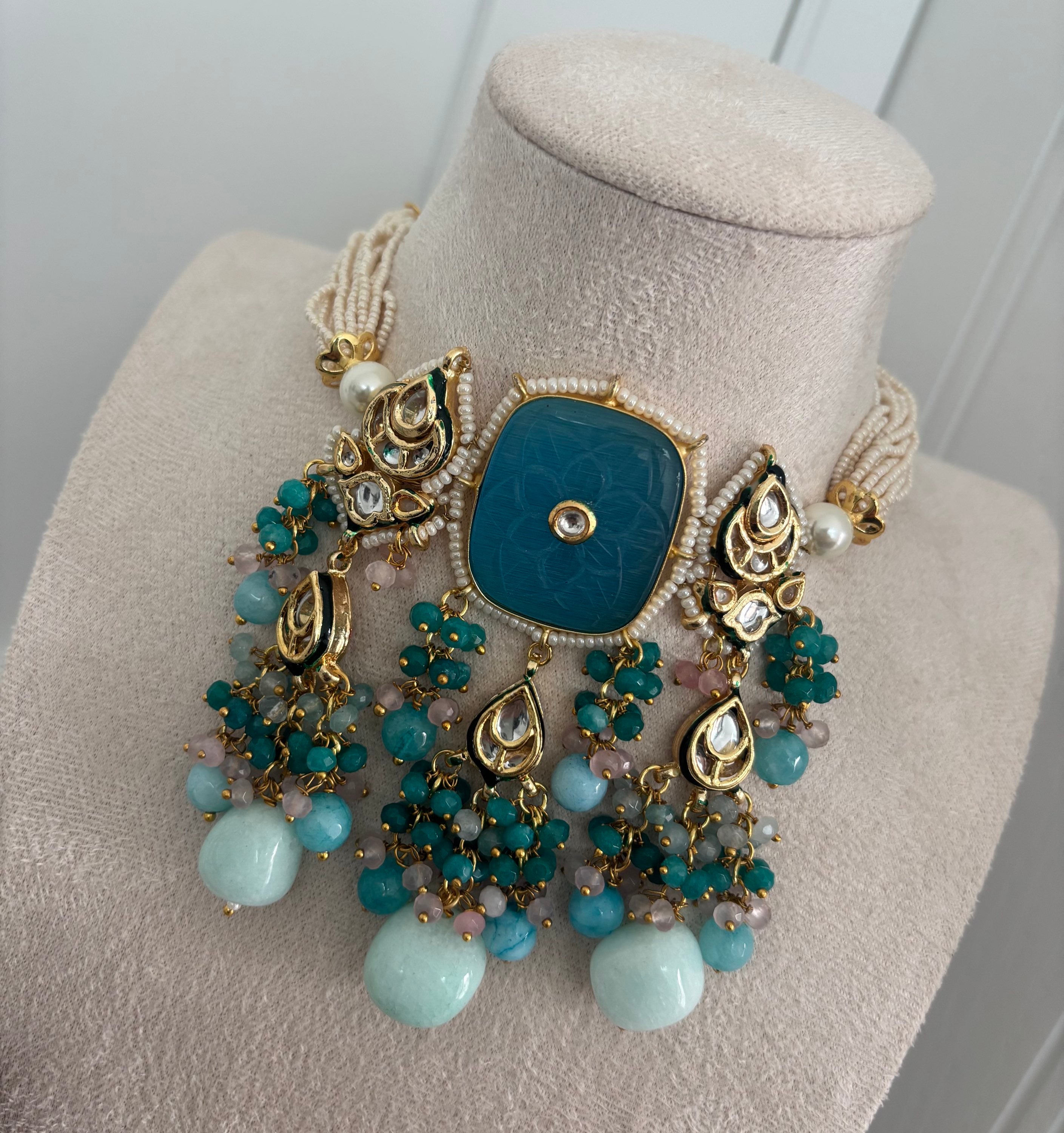 Sungai (turquoise/pastel blue) image 1