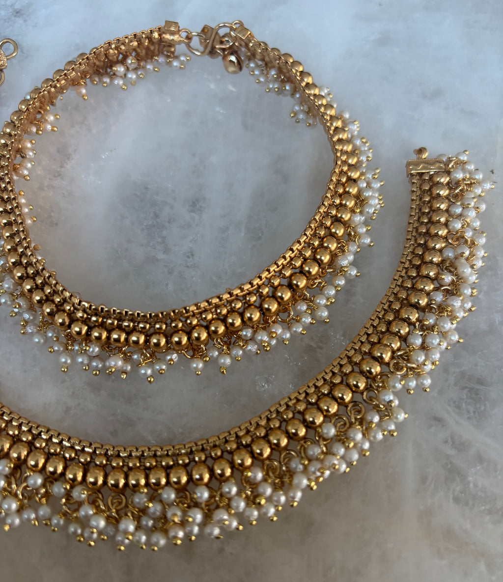 Heritage pearl payal  image 2