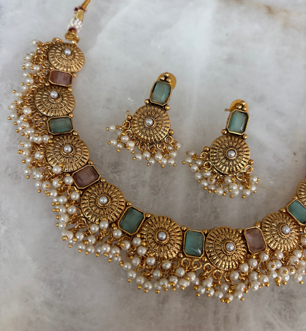 Ghusan (mint/pink)