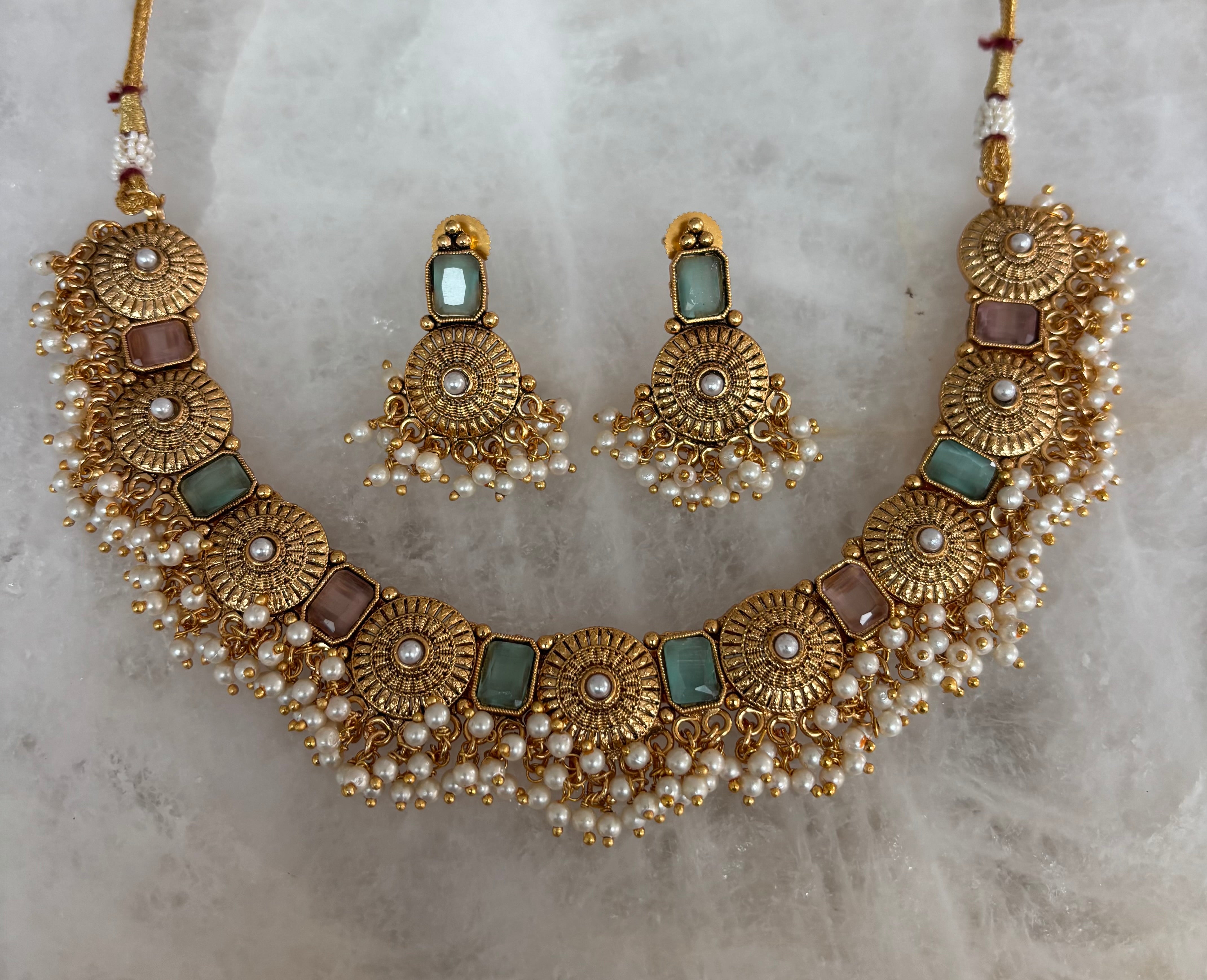 Ghusan (mint/pink)