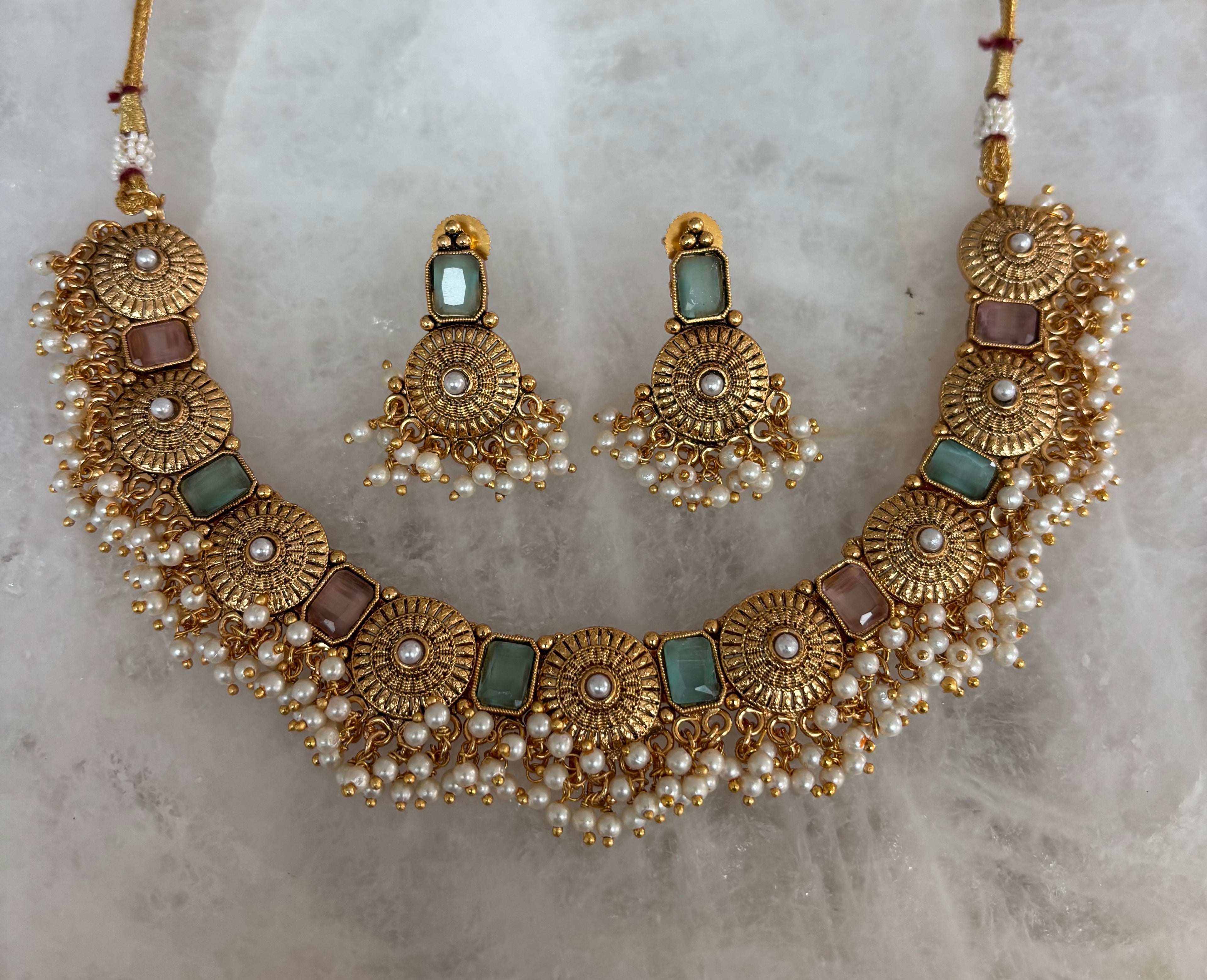 Ghusan (mint/pink)