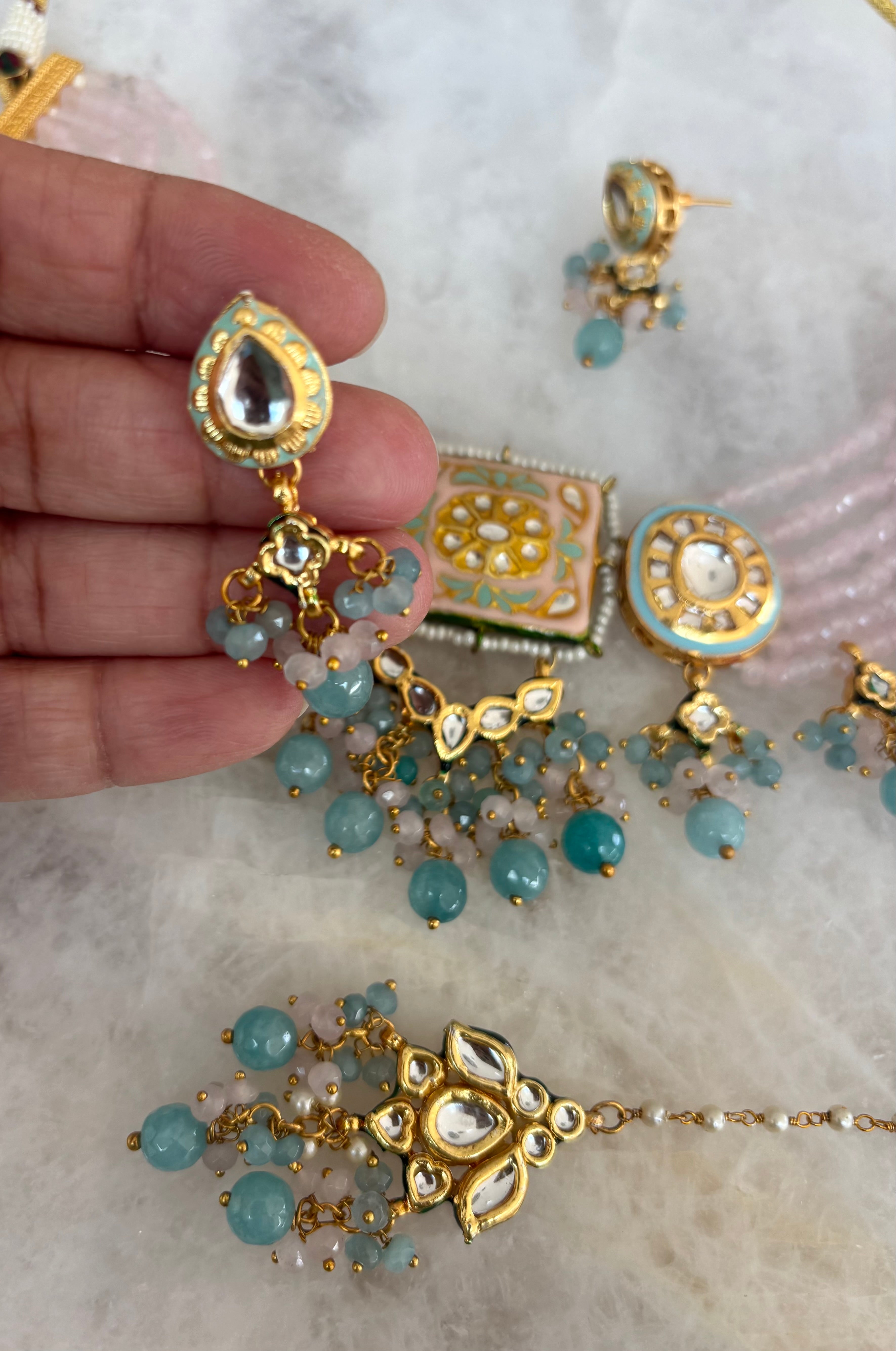 Shilpa kundan set