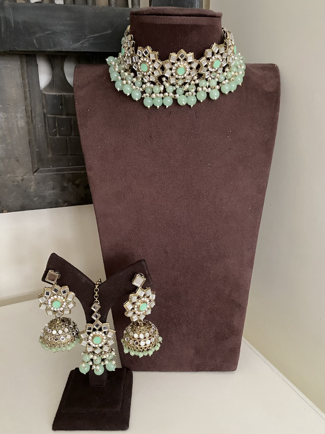 Ashwani mirror choker set image 4