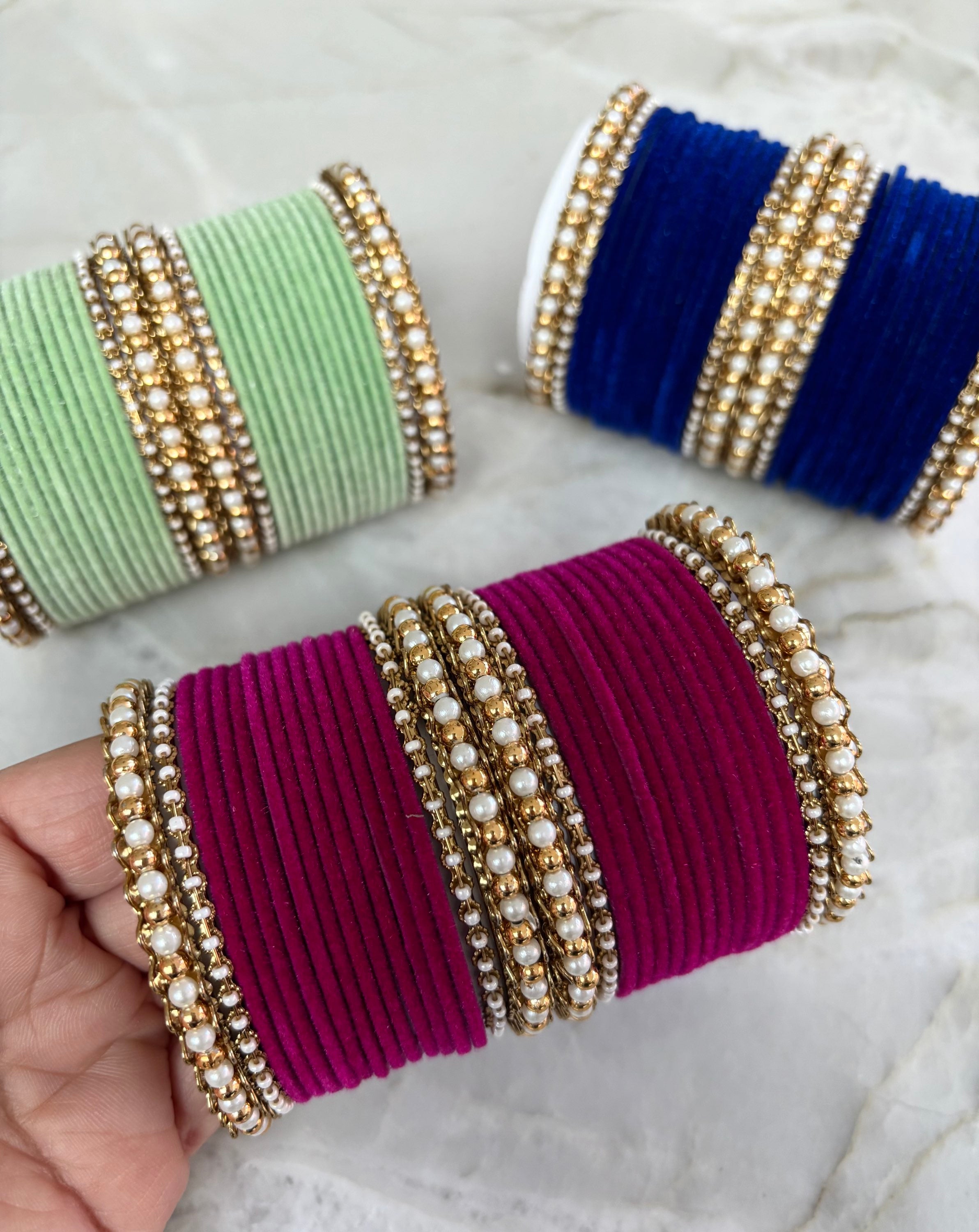 Velvet bangle set  image 3