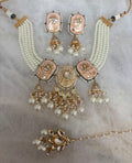 Kundan pastel Pink