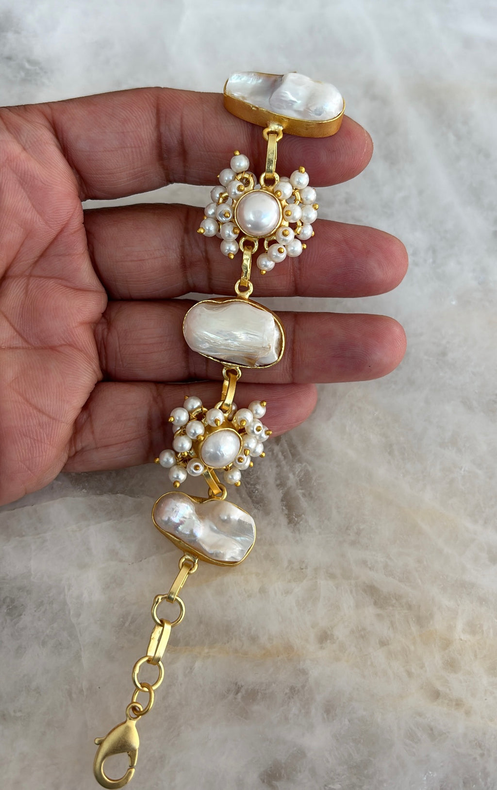 Baroque pearl trim