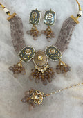 Kundan pastel grey