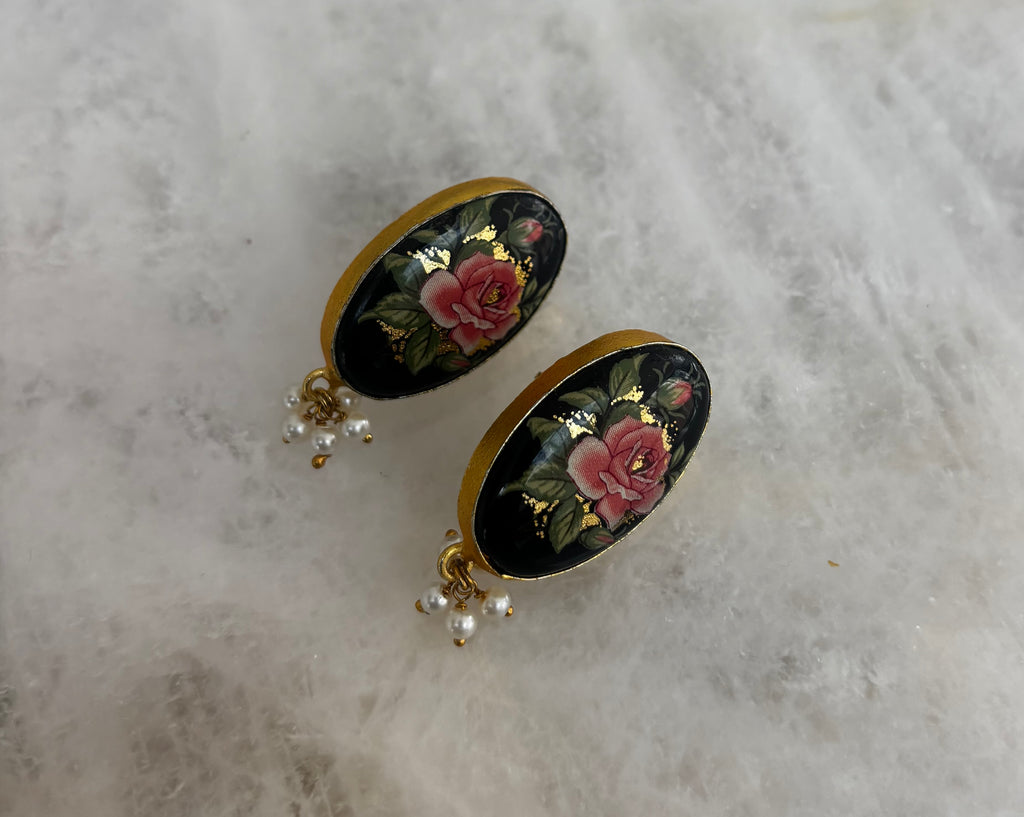 Hand painted earring