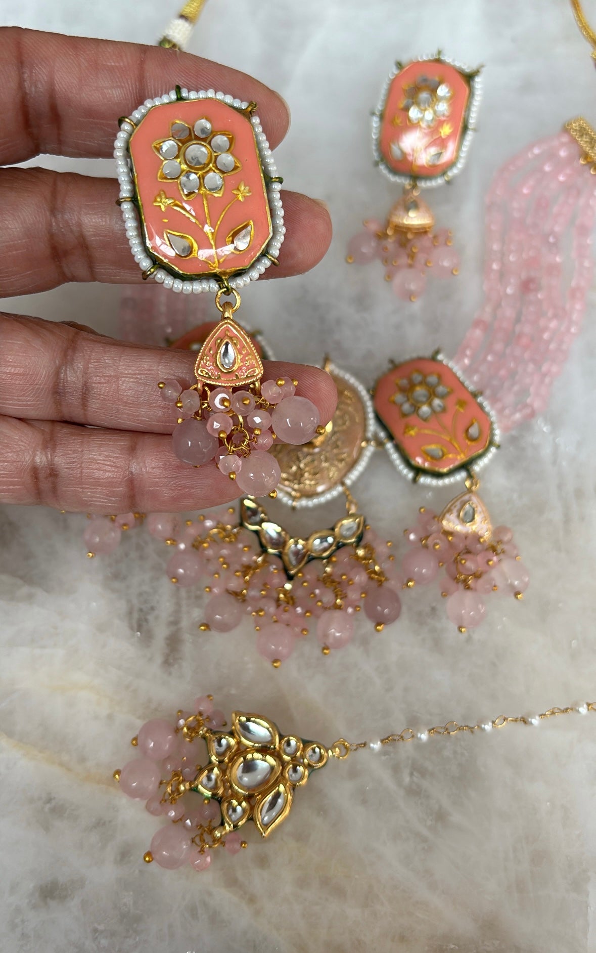 Kundan Pink/orange