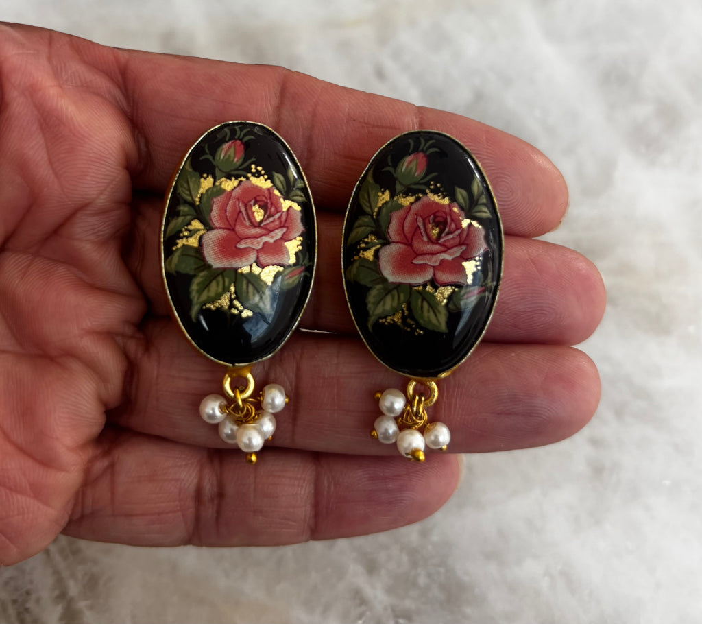Hand painted earring