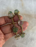 Precious stone bangle