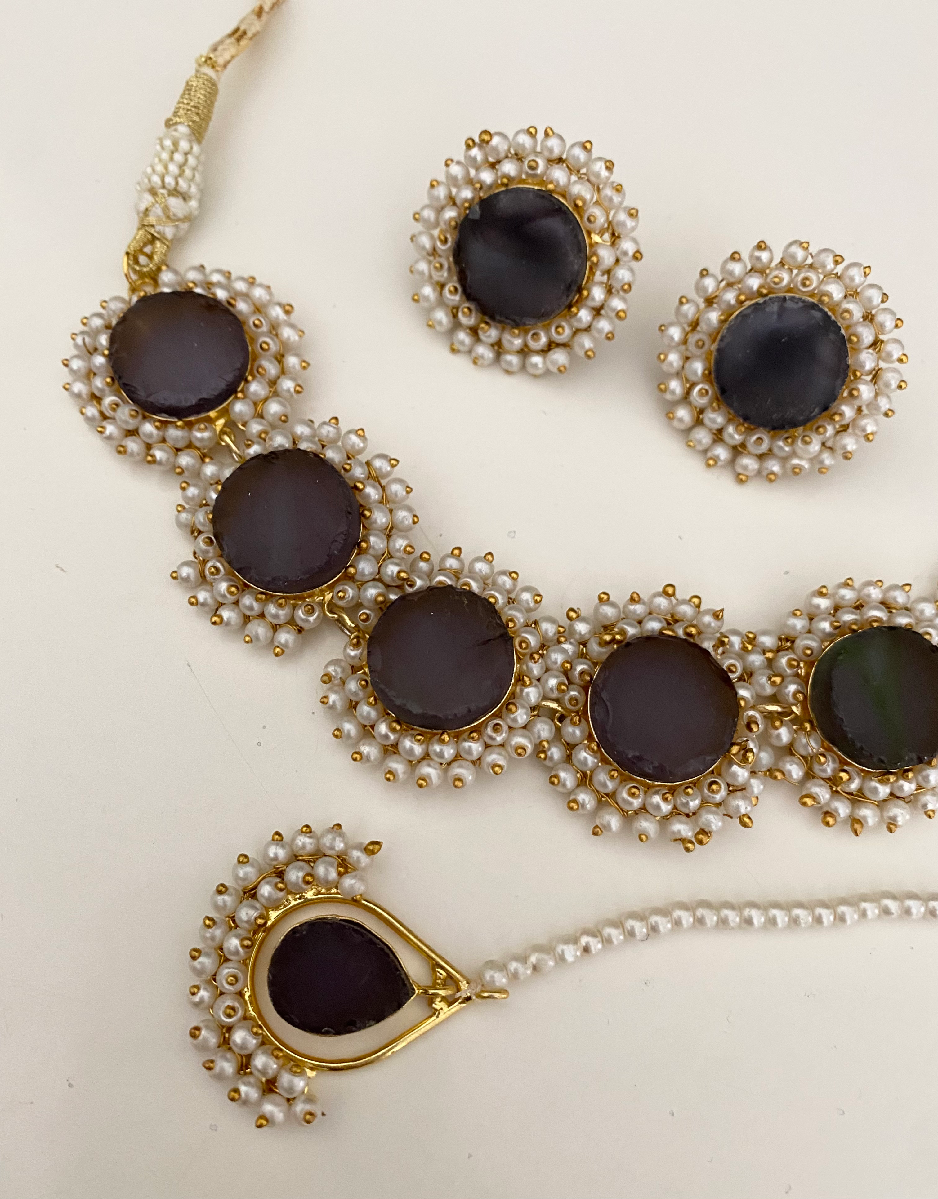 Raw Stone pearl trim  image 2