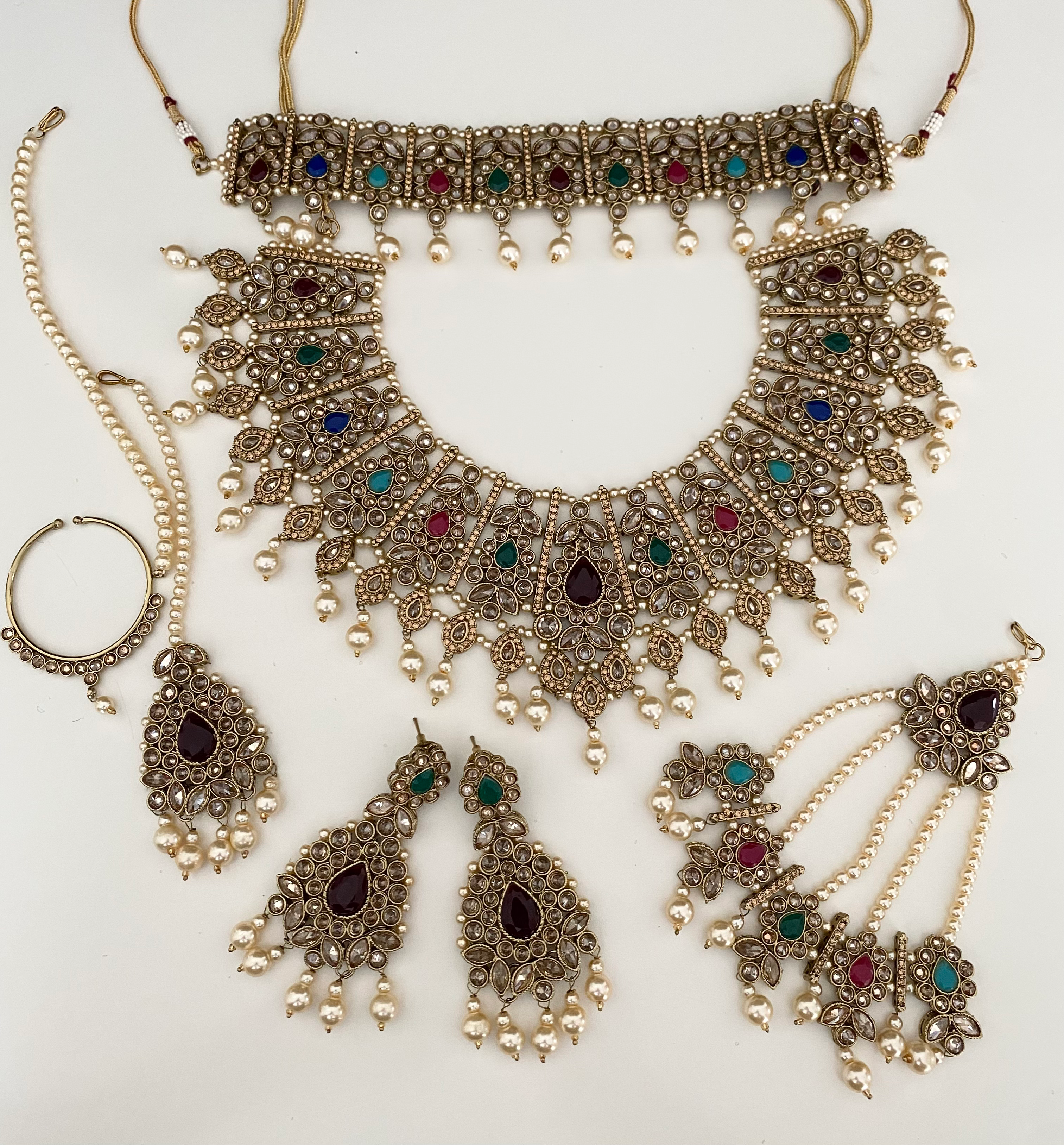 Rajwa bridal haar set  image 0