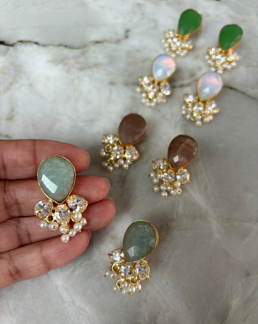 Precious stonework Earring  image 1
