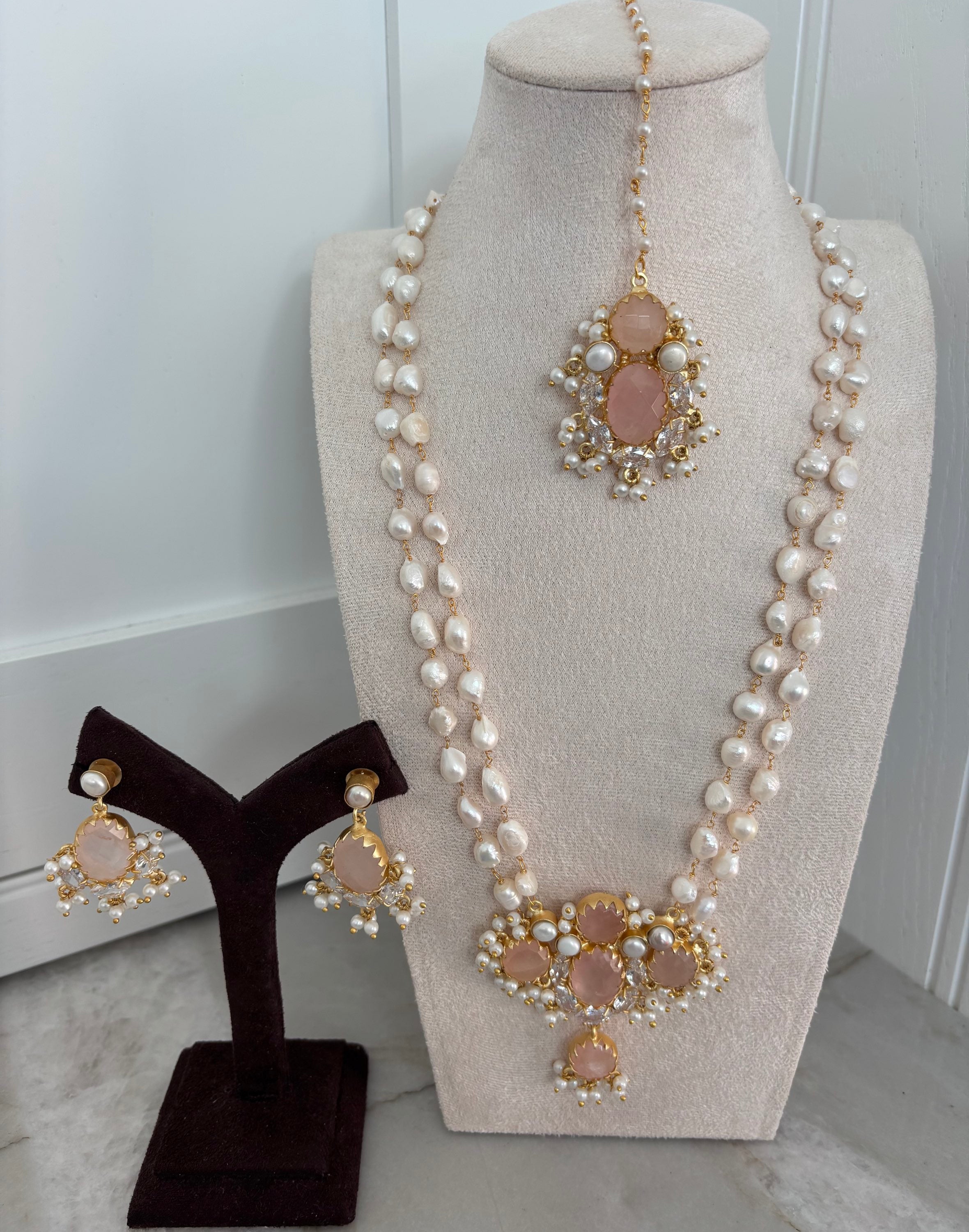Double strand IH Rose Quartz  image 0