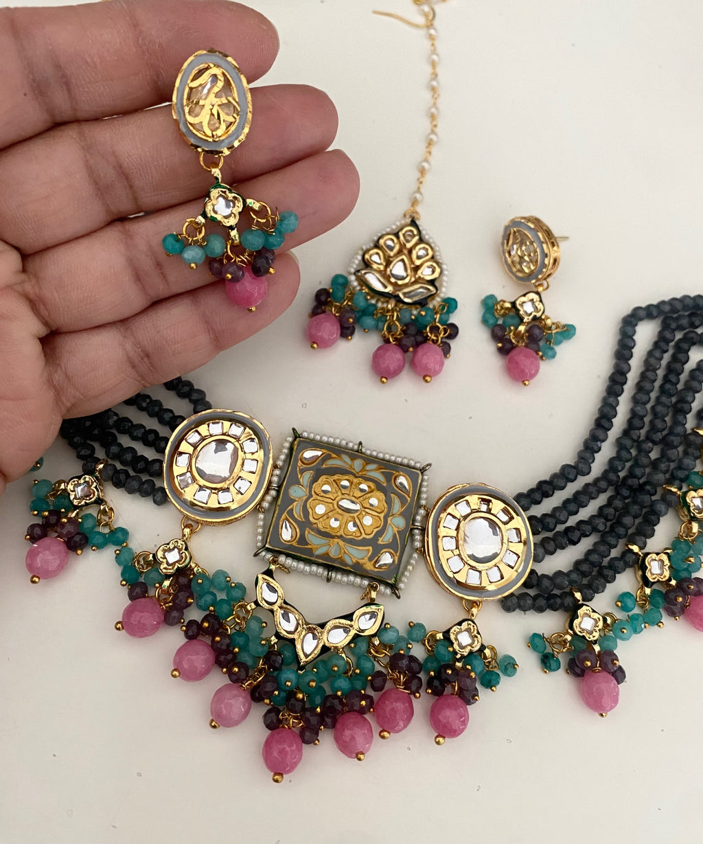 Shilpa kundan set  image 1