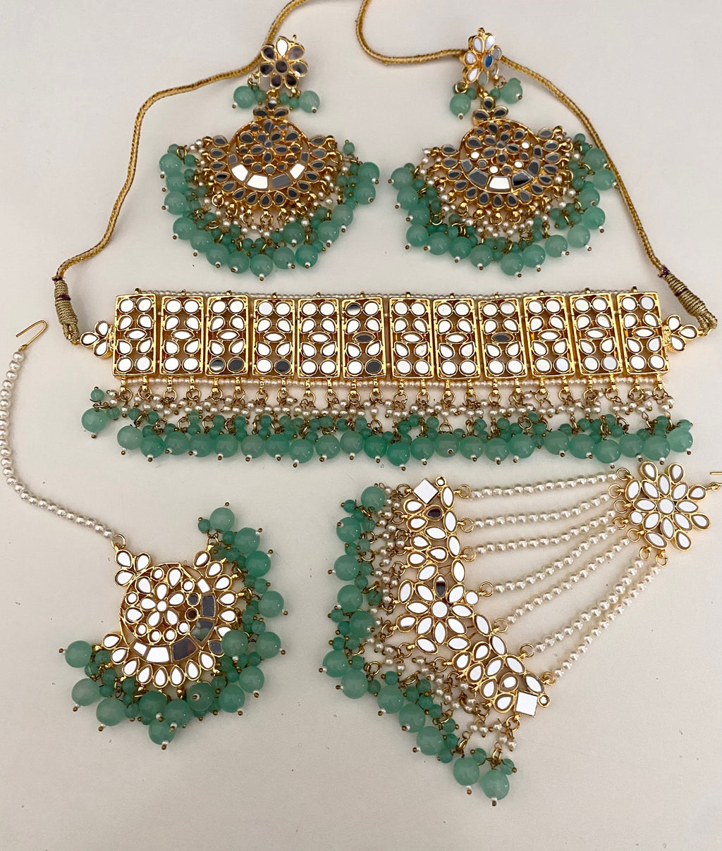 Nura Mirror choker set  image 0