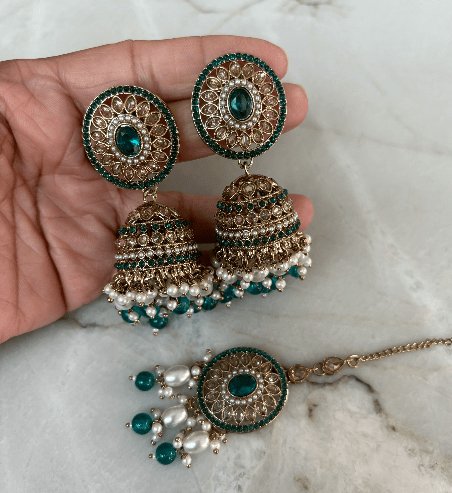 Alarka tikli and earring set - Ishy Haq