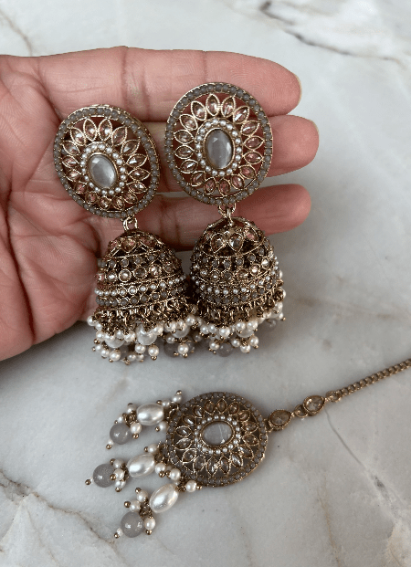 Alarka tikli and earring set - Ishy Haq