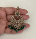 Antique green bead drop - Ishy Haq