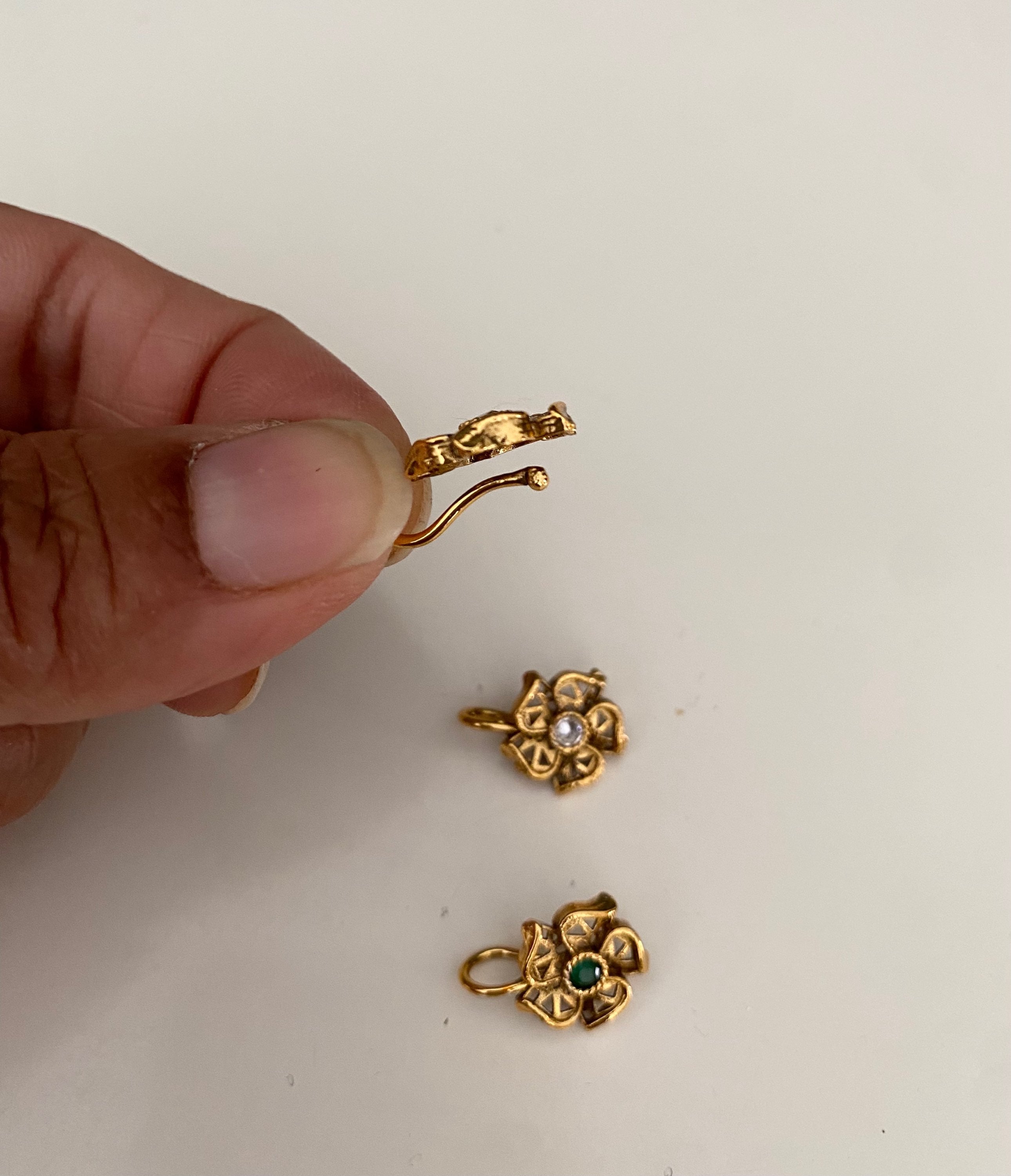 flower nose ring  image 3