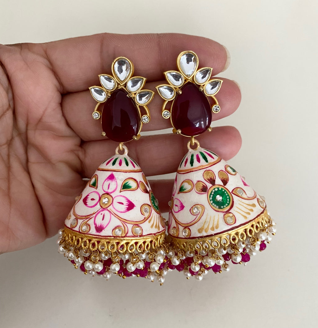 Mughul jhumka earrings  image 0