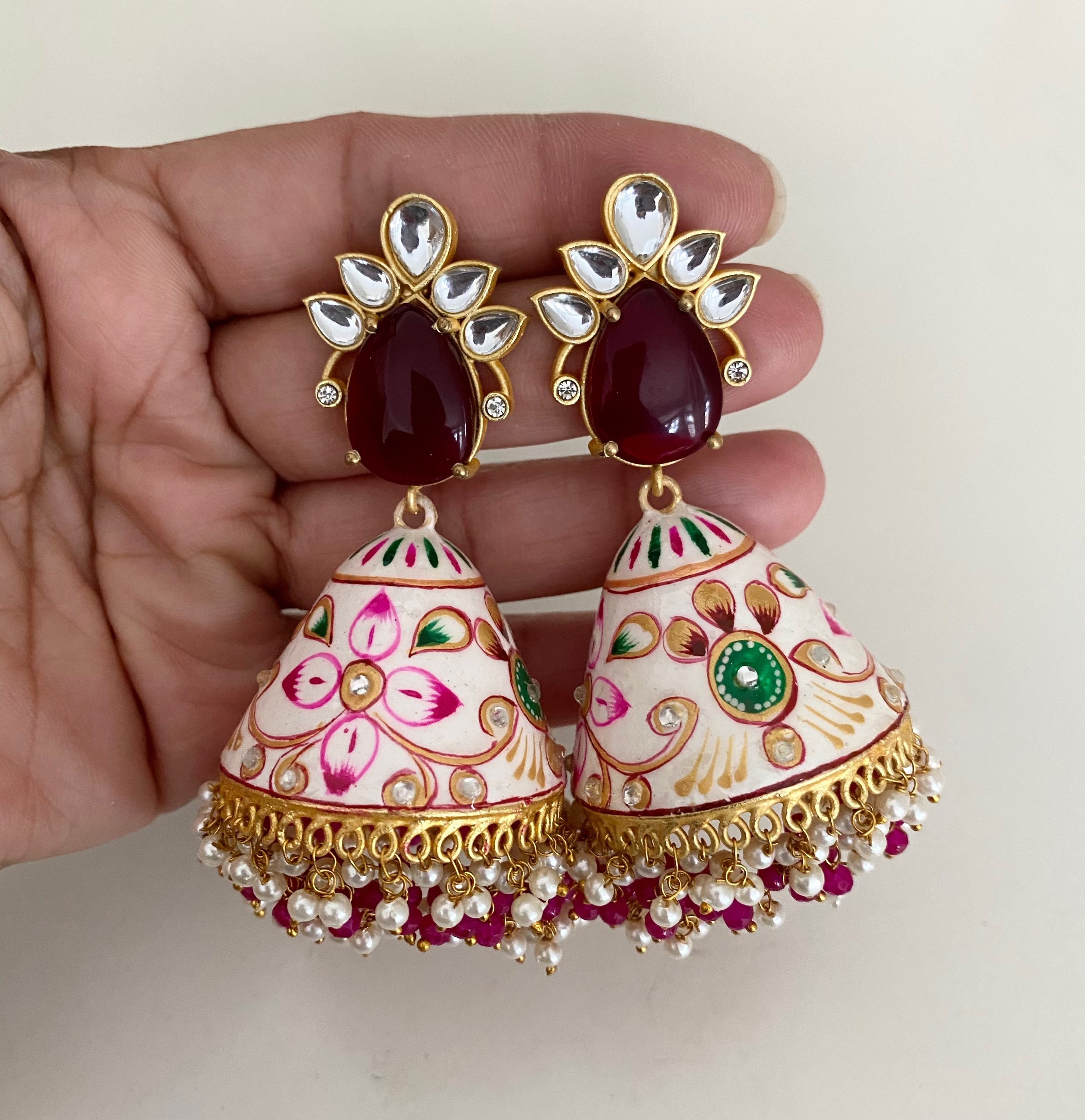 Mughul jhumka earrings  image 0