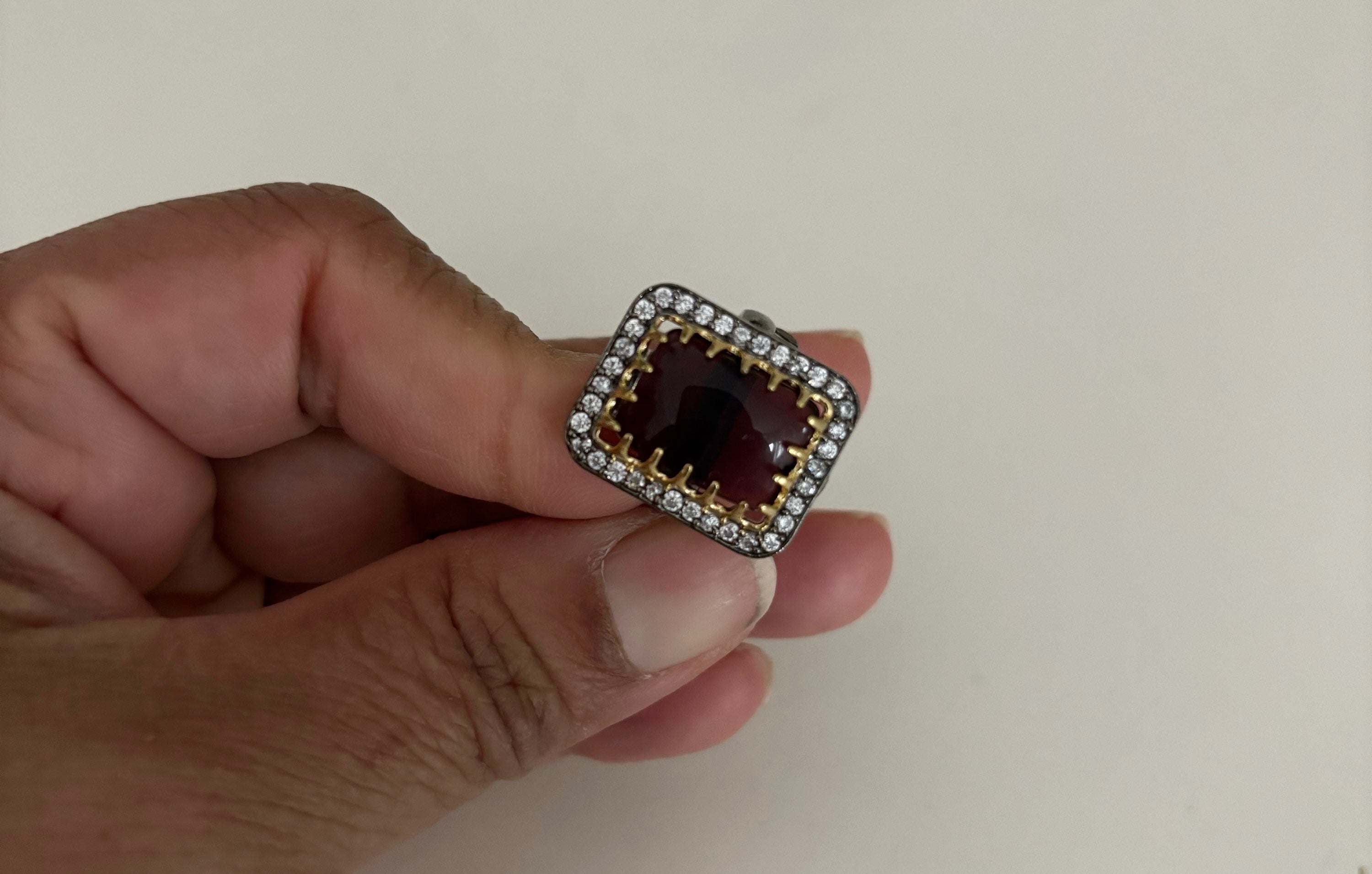 Stonework size adjustable ring  image 2
