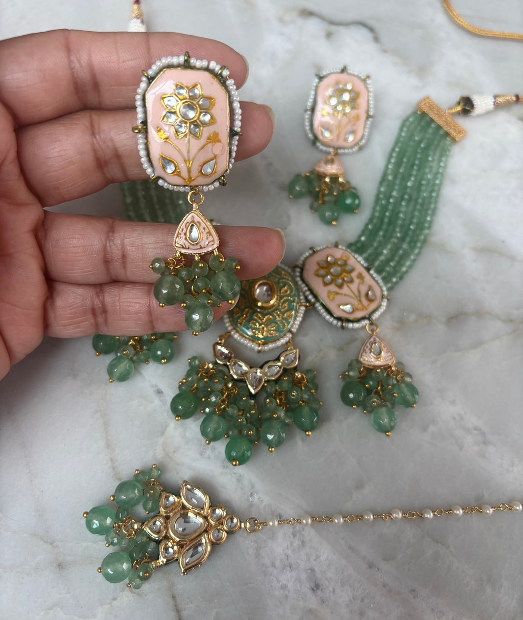 Kundan mint/green  image 1