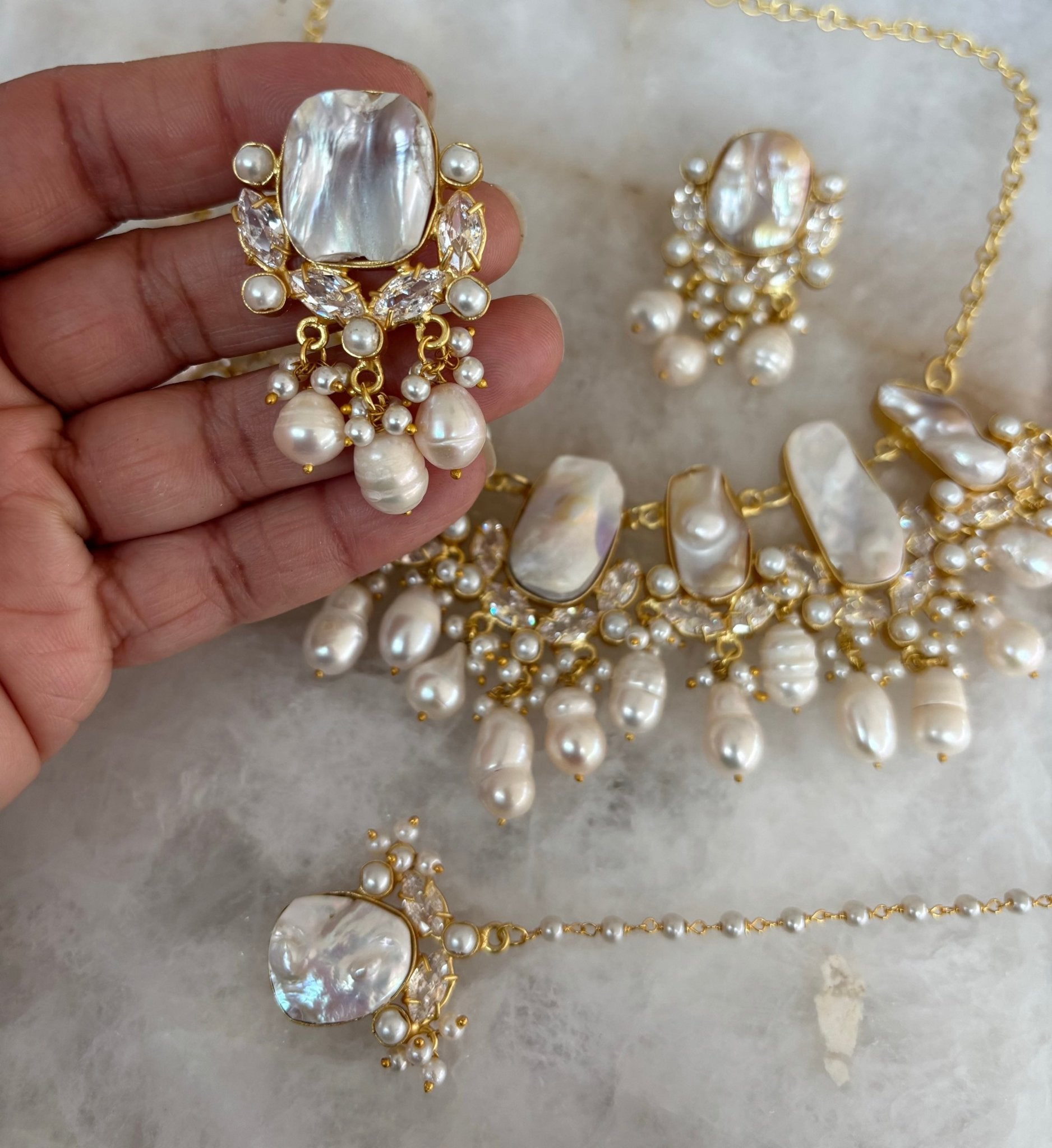 Baroque large rice pearl - Ishy Haq