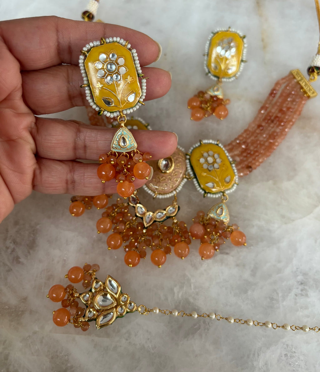 Kundan (rustic orange/ mustard) image 1